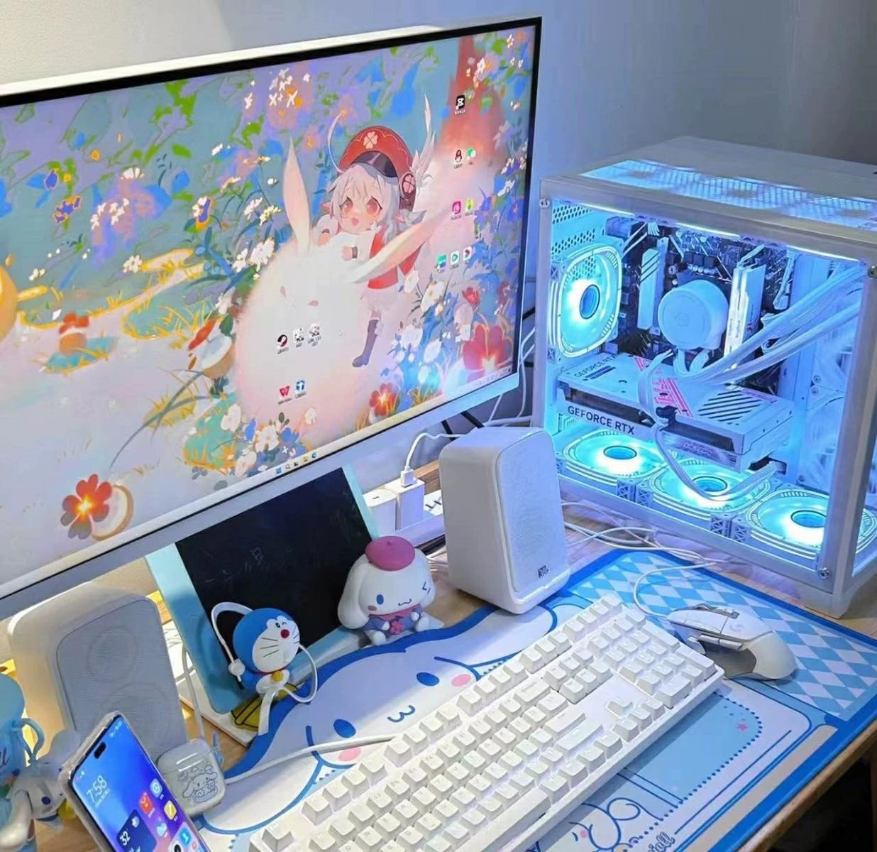 大学旁网咖二手电脑i9i7i5直播设计台式机主机全套个人急出售转让闲置